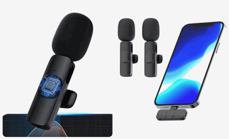 Micro thu âm cài áo K9 – Giải pháp ghi âm chuyên nghiệp, nhỏ gọn 2 Micro K9