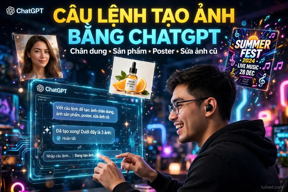 chatgpt tao anh dai dien