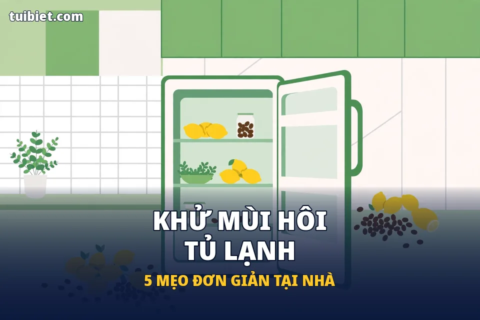 Mẹo Khử Mùi Hôi Tủ Lạnh Hiệu Quả Tại Nhà