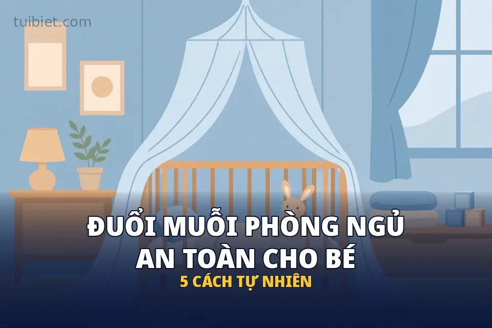 Cách Đuổi Muỗi Trong Phòng Ngủ An Toàn Cho Bé