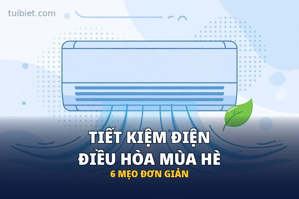 Mẹo Tiết Kiệm Điện Điều Hòa Mùa Hè