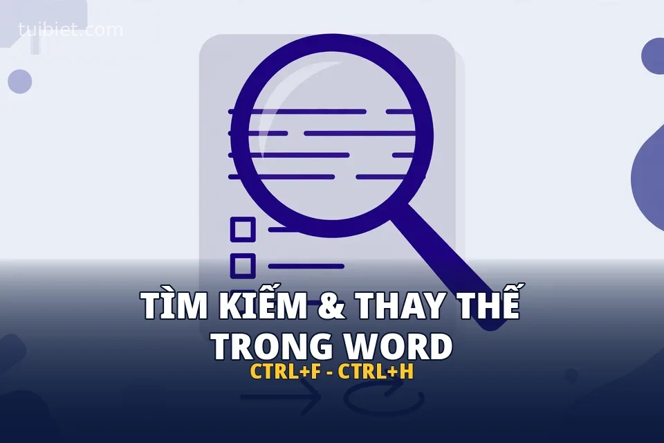 Phím Tắt Tìm Kiếm Và Thay Thế Trong Word (Ctrl+F, Ctrl+H)