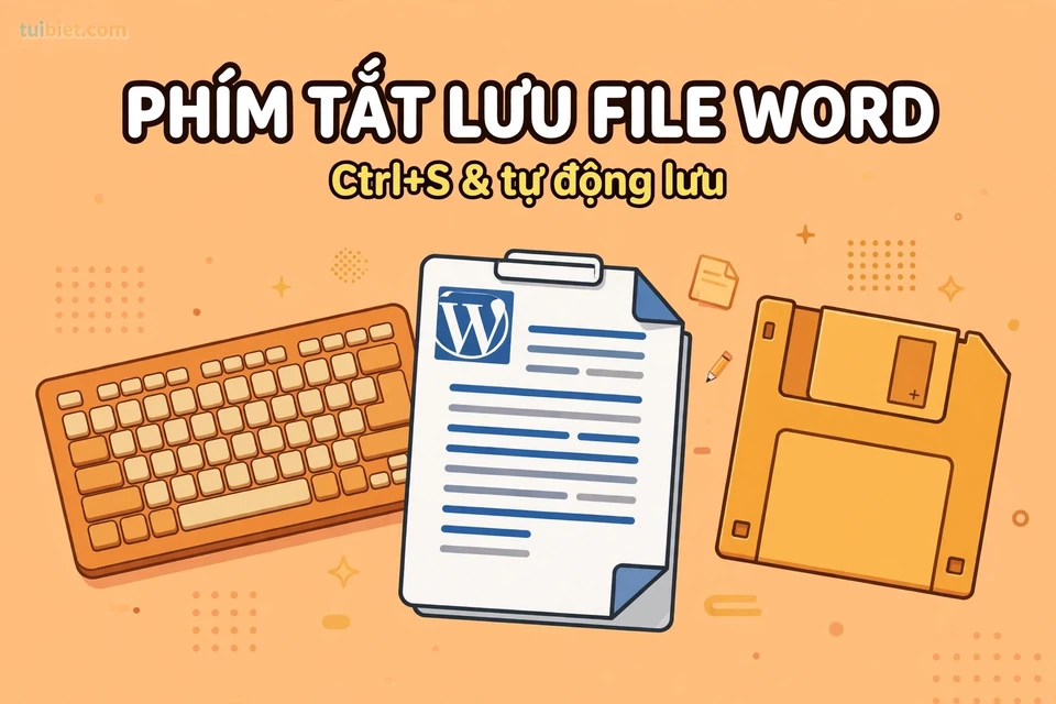 Phím Tắt Lưu File Trong Word (Ctrl+S) Và Tự Động Lưu